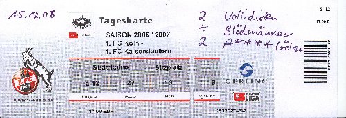 [Eintrittskarte]