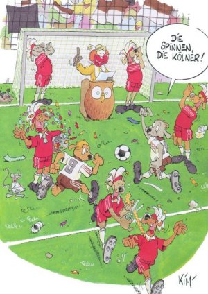 [Comic aus dem Stadionheft]