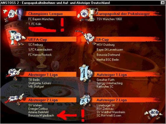 [Anstoss 2 - Screenshot]