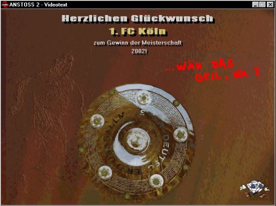 [Anstoss 2 - Screenshot]