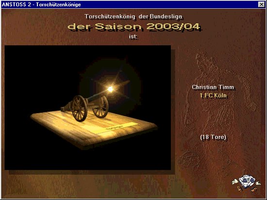 [Anstoss 2 - Screenshot]