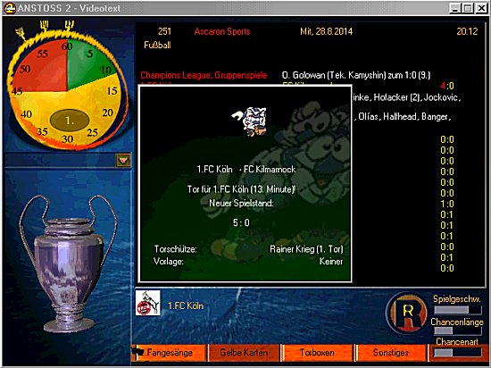 [Anstoss 2 - Screenshot]