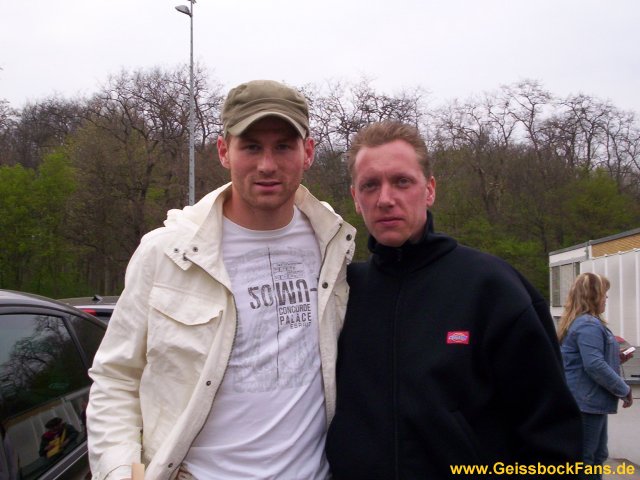 Alexander Freyer mit Lukas Sinkiewicz