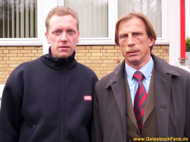 Alexander Freyer mit Christoph Daum