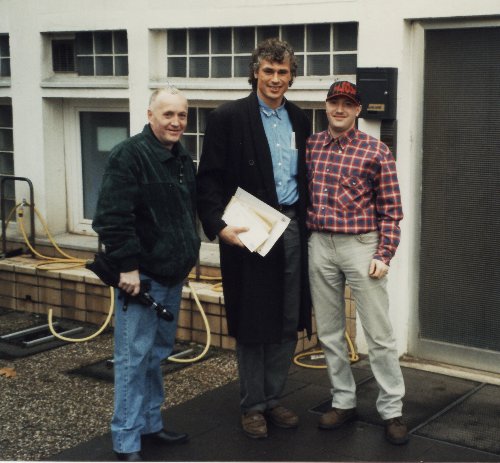 Micha & Manfred mit Toni Polster