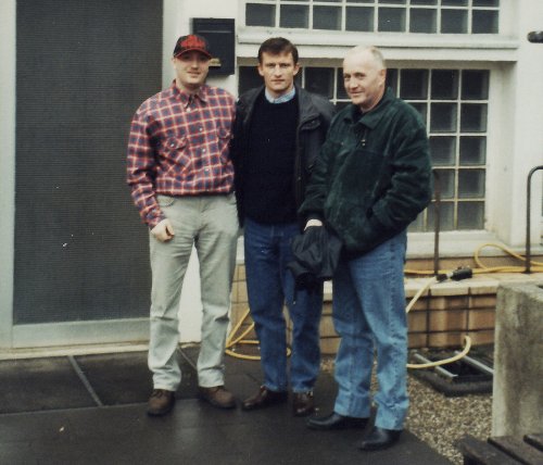 Micha & Manfred mit Dorinel Munteanu