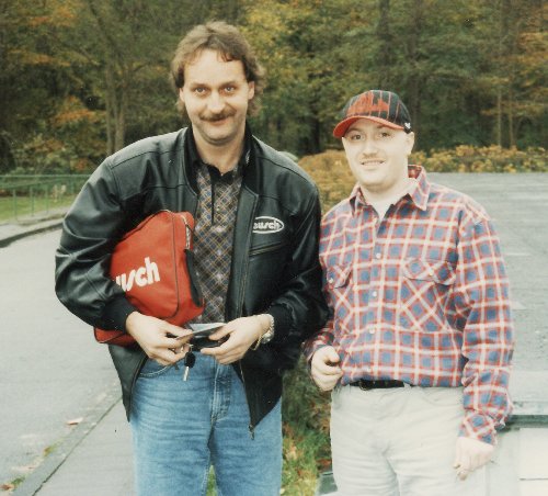 Micha mit Peter Neururer