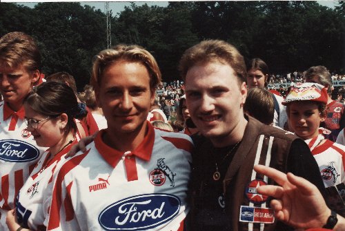 Micha mit Horst Heldt