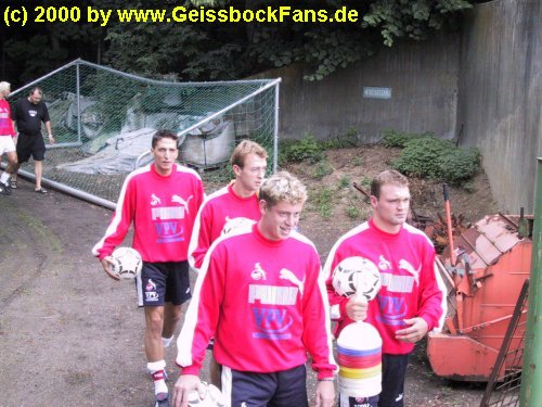 [Erstes Saisontraining 2000/2001]