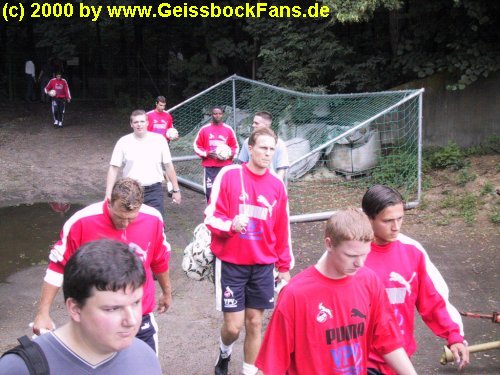 [Erstes Saisontraining 2000/2001]