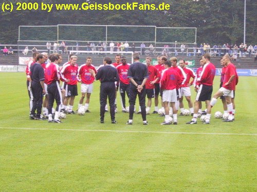 [Erstes Saisontraining 2000/2001]
