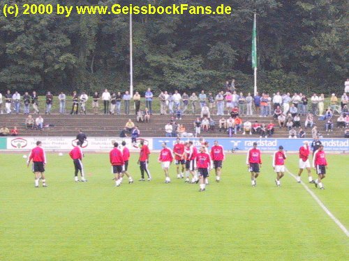 [Erstes Saisontraining 2000/2001]