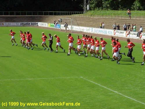 [Erstes Training 1999/2000]