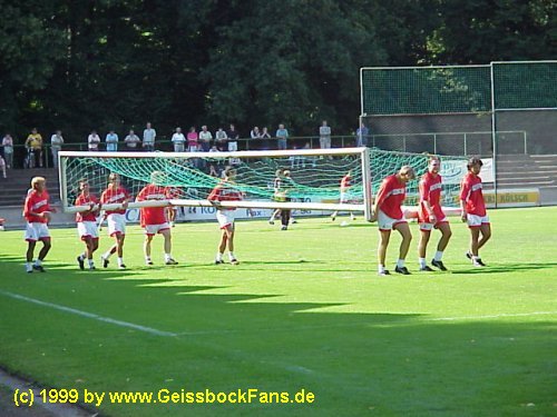 [Erstes Training 1999/2000]