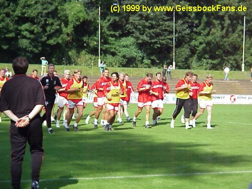 [Erstes Training 1999/2000]