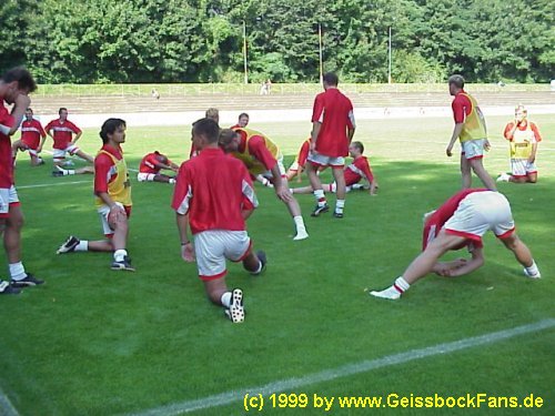 [Erstes Training 1999/2000]